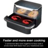 DZ401 Foodi 10 Quart 6-in-1 DualZone XL 2-Basket Air Fryer with 2 Independent Frying Baskets, Match Cook & Smart Finish to Roast, Broil, Dehydrate for Quick, Easy Family-Sized Meals, Grey