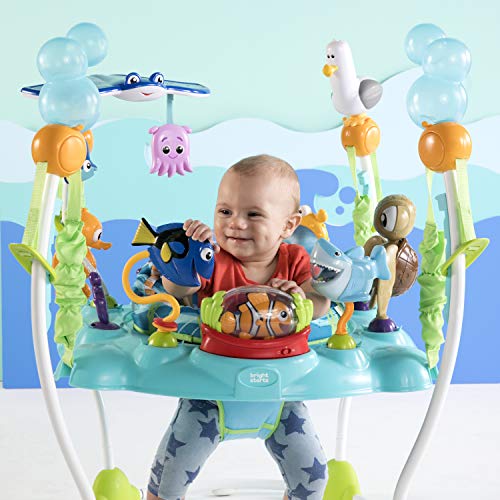 448a88970cc348c797acae7566d6a18b Bright Starts Baby Finding Nemo Sea of Activities Baby Activity Center Jumper