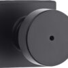 Kwikset Pismo Privacy Locking Door Knob, Interior Handle with Keyless Lock