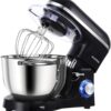 Aucma Stand Mixer, 6.5-QT 660W 6-Speed Tilt-Head Food Mixer, Kitchen Electric Mixer
