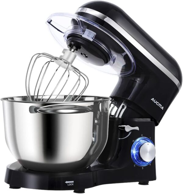 44d04f5f5ae34f0bbd17094d59300851 Aucma Stand Mixer, 6.5-QT 660W 6-Speed Tilt-Head Food Mixer, Kitchen Electric Mixer