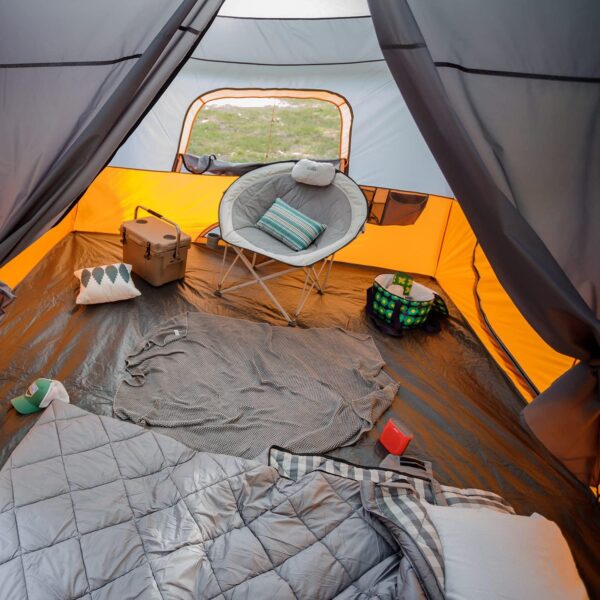 452c9d21853340baa6597c1dab0069d3 CORE Straight Wall Cabin Tents | 10 Person / 11 Person / 12 Person Large Multi Room Family Tents for Car Camping & Outdoor Adventures