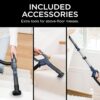 Rotator Pet Pro Lift-Away ADV Upright Vacuum with HEPA Filter, DuoClean PowerFins HairPro and Odor Neutralizer Technology, Pet Hair Pickup, For Carpets & Hardfloors, Dark Grey, LA555