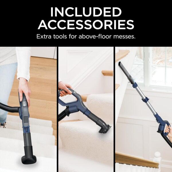 45a522db13a94e189bf1b49753a6824d Rotator Pet Pro Lift-Away ADV Upright Vacuum with HEPA Filter, DuoClean PowerFins HairPro and Odor Neutralizer Technology, Pet Hair Pickup, For Carpets & Hardfloors, Dark Grey, LA555