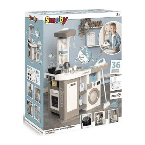 45f545d9a3304fcf90fe8555dd87ca63 Smoby T-fal Studio Kitchen Set with Washing Machine 311050
