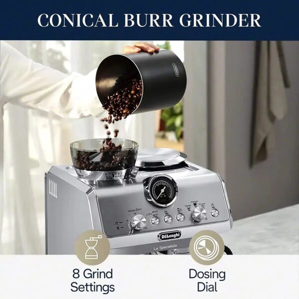De'Longhi EC9155M La Specialista Arte Pump Espresso Machine, Metal