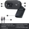 Logitech C505 Webcam 720p HD External USB Camera for Desktop or Laptop Bulk Package Non Retail Box
