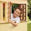 Cape Cottage Playhouse with Working Door, Windows, and Shutters - Tan, Toddlers Ages 2+ Years