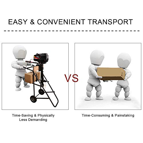 47b22b7ac60f4985bfef89a42ce67947 LEADALLWAY Boat Motor Stand, Heavy Duty Pro Outboard Engine Carrier Cart Dolly