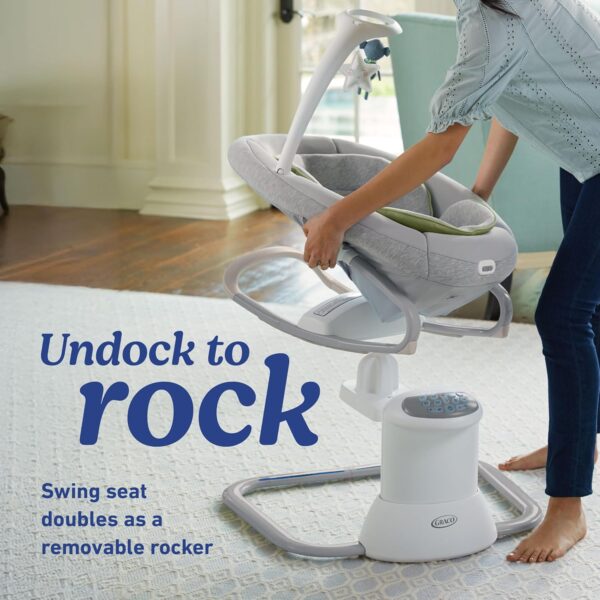 482632f9e3704a7ebe4f5d6b4e51a335 Soothe My Way with Removable Rocker, Madden - Versatile Baby Swing & Portable Rocker
