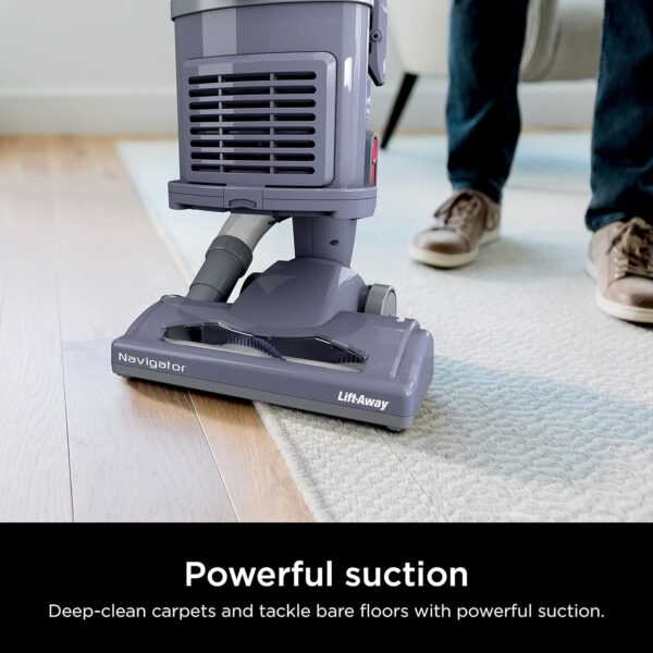 486f6192994349e3b391a6f4cfd599c9 Rotator Pet Pro Lift-Away ADV Upright Vacuum with HEPA Filter, DuoClean PowerFins HairPro and Odor Neutralizer Technology, Pet Hair Pickup, For Carpets & Hardfloors, Dark Grey, LA555