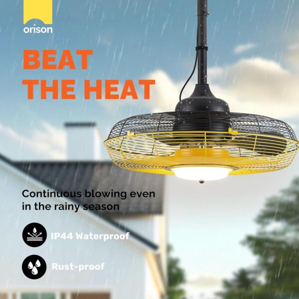 48b5ade8fd1040568111b6bdf32397ed Outdoor Ceiling Fan with Light, Plug in Ceiling Fan with Remote, Gazebo Fans Outdoor Hanging for Patios Waterproof, Wet Rated Hanging Fan with App Control