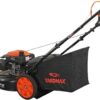 22 in. 201cc Select PACE 6 Speed CVT High Wheel RWD 3-in-1 Gas Walk Behind Self Propelled Lawn Mower, Black