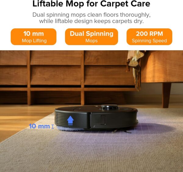 49aeffc19d7f4d5ebb4917c5f693ff1b Qrevo Pro Robot Vacuum and Mop with FlexiArm Design Edge Mopping, Dynamic Hot Water Mop Washing and Auto Mop Drying, Intelligent Dirt Detection, 7,000 Pa Suction, Ideal for Carpets