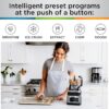 BN801 Professional Plus Kitchen System, 1400 WP, 5 Functions for Smoothies, Chopping, Dough & More with Auto IQ, 72-oz.* Blender Pitcher, 64-oz. Processor Bowl, (2) 24-oz. To-Go Cups, Grey