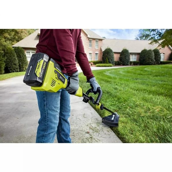 4a024d98ced34cc2aa1a9cf5c7aa4e87 40V Brushless 20 in. Walk Behind Self Propelled Mower String Trimmer Leaf Blower with (2) Batteries and (2) Chargers