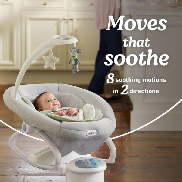 4a12aa81a3574f63906dd358aaa4a557 Soothe My Way with Removable Rocker, Madden - Versatile Baby Swing & Portable Rocker