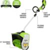 12-inch cordless snow shovel, includes 4.0Ah battery and charger