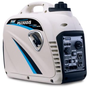 2,300-Watt/1,800-Watt Gasoline Powered Recoil Start Inverter Generator with CARB Compliant 80CC Ducar Engine