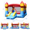 Costway Kid Inflatable Bounce House Castle Moonwalk Playhouse Jumper Slide