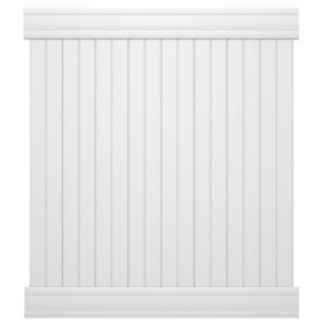 Pro Series Hudson 6x6 White Vinyl Privacy Fence Panel Kit