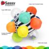 Sassy Bumpy Ball Developmental Baby Toy Inspires Motor Skills - 6 Months and Up