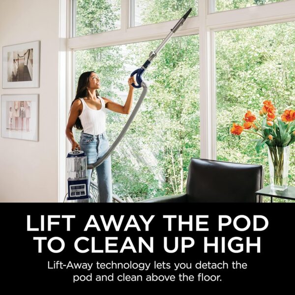 4bc9f83bd01a446aa23f642f180fd941 Rotator Pet Pro Lift-Away ADV Upright Vacuum with HEPA Filter, DuoClean PowerFins HairPro and Odor Neutralizer Technology, Pet Hair Pickup, For Carpets & Hardfloors, Dark Grey, LA555
