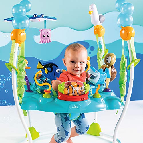 4c1ef3c8928e49fca6bcfba416bb0c93 Bright Starts Baby Finding Nemo Sea of Activities Baby Activity Center Jumper