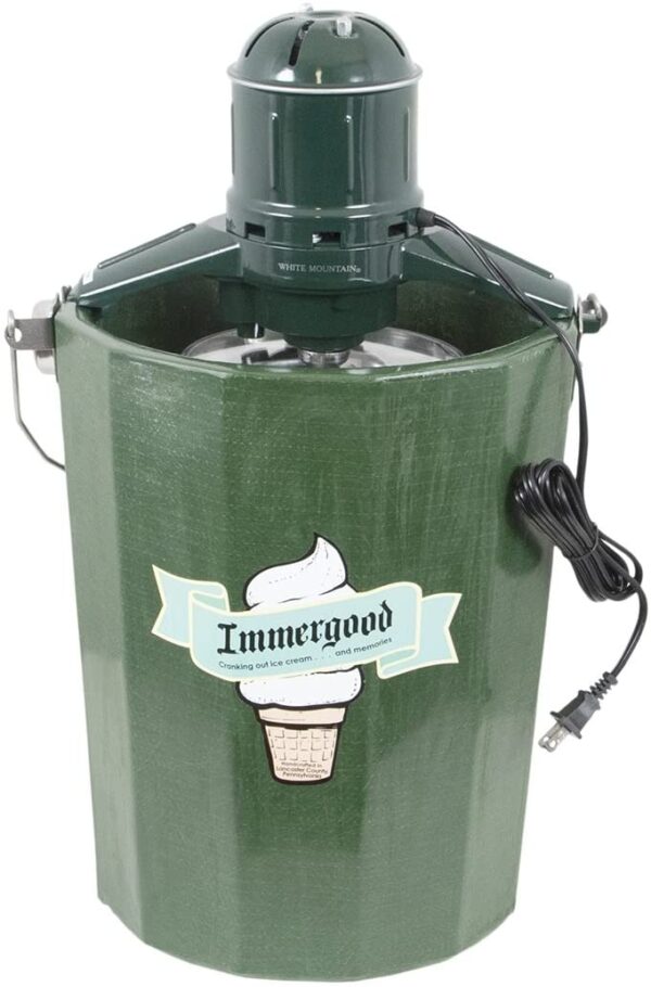 4cb8733f841b4610bc8029c2fa302285 Old Fashioned Ice Cream Maker w/Motor