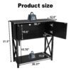 29 Gallon Aquarium Stand Metal Fish Tank Stand with Cabinet,30.7
