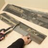 Aspect Peel and Stick Stone Overlay Kitchen Backsplash Tile - Medley Slate (Approx. 15 sq ft Kit)
