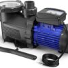 AQUASTRONG In/Above Ground Pool Pump, High Flow (with Timer, 2HP, 8917 GPH, 220V)