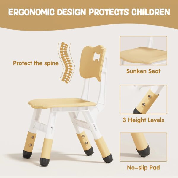 4e02e85e55244859ab146a280c9c37f1 Brelley Kids Table and 4 Chairs Set for Ages 2-8