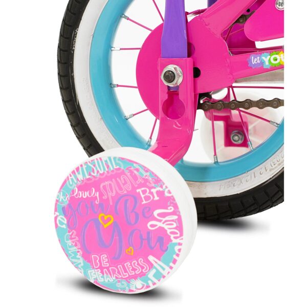 4e1f024c8ac0421887938a867200f0e4 12 In. Let You Be You Unicorn Bike . Pink and Purple