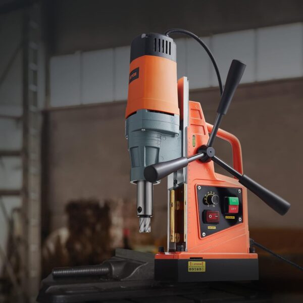 4eefcaed0ec942c8853aa037a8de8591 Mag Drill Press, 1550W 2" Boring Diameter, 2922lbf Power Magnetic Drill, 500 PRM, 10-Speed, Electric Drilling Machine for Metal Surface, Industrial and Home Improvement