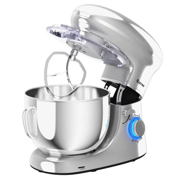 4ef851aebce84b13b4863e3ad4c35052 6.3Qt Electric Tilt-Head Food Stand Mixer 6 Speed 660W - 6.3 Quart Black