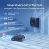 Beatbot AquaSense 2 Cordless Robotic Pool Vacuum Cleaner, Smart Surface Parking, Double-Pass Waterline Scrubbing, Cleans Floor, Walls, and Waterline, Above & In-Ground Pools up to 3,230 sq.ft - Blue