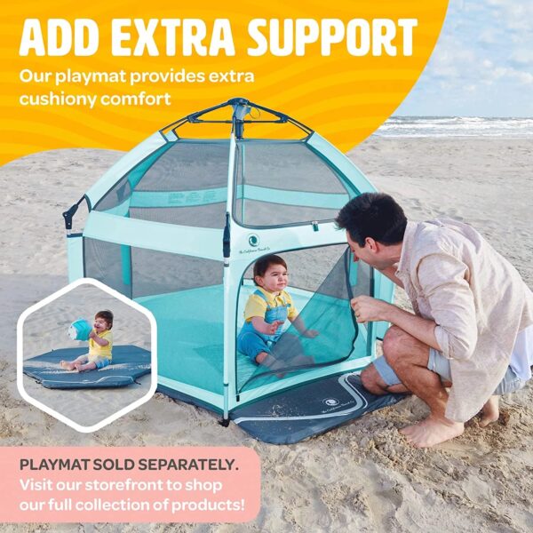POP 'N GO Premium Indoor and Outdoor Baby Playpen - Play Yard - Sweet Mint