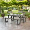 Lifetime 6-Foot W-Frame Folding Picnic Table, 60233