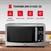 Air Fryer Combo 8-in-1 Countertop Microwave Oven, with Convection, Broil, Odor Removal Mode, 12.4" Position Memory Turntable, Child-Lock, 1.0 Cu.ft, Black Stainless Steel, ML2-EC10SA(BS)