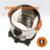 10 Gallon 6.0 Peak HP Stainless Steel Wet/Dry Shop Vacuum with Filter, Locking Hose and Accessories WD1060