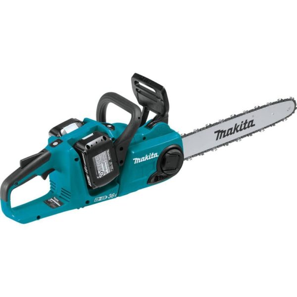 51f9307ded334c4f8b232b6b0fe630f9 18-Volt X2 (36-Volt) LXT Lithium-Ion Brushless Battery 16 in. Chain Saw Kit with 4 Batteries (5.0 Ah) XCU04PT1