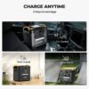 BougeRV Fort 1500 Portable Power Station 2200W, 1456Wh LiFePO4 Solar Generator, AC Output 400W Fast Solar Charging for Outdoor Camping RV Home Backup Off-Grid Emergency