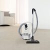 Pure Suction Powerline Canister Vacuum Cleaner, Lotus White