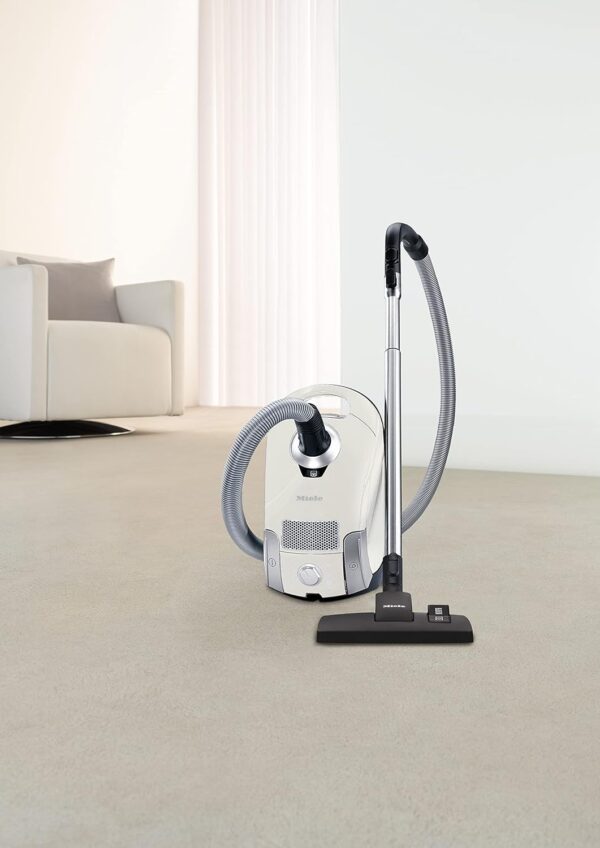 5229742cbc4e47ea85e9f7b731aa91ec Pure Suction Powerline Canister Vacuum Cleaner, Lotus White