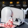 Meat Slicer, 200W Electric Food Slicer with Two Removable 7.5"Stainless Steel Blades