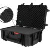 Monoprice Weatherproof Hard Case - 33in x 22in x 13in With Wheels and Customizable Foam, IP67, Shockproof, Customizable Name Plate