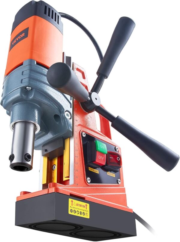5368b1fb97674d8f928bf48bddd3fa59 Mag Drill Press, 1550W 2" Boring Diameter, 2922lbf Power Magnetic Drill, 500 PRM, 10-Speed, Electric Drilling Machine for Metal Surface, Industrial and Home Improvement