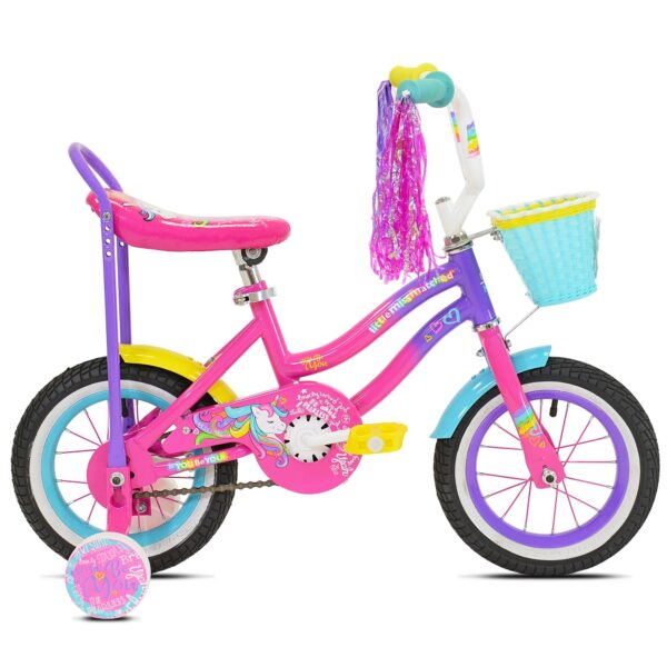53e7fe125181409899327a7523467c13 12 In. Let You Be You Unicorn Bike . Pink and Purple