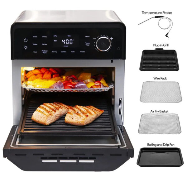 54064bd23994413185bbb3057b922451 Smart Grill with Combo Cooking & Air Frying Capabilities